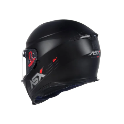 Capacete Asx Eagle SV Solid - Preto Fosco