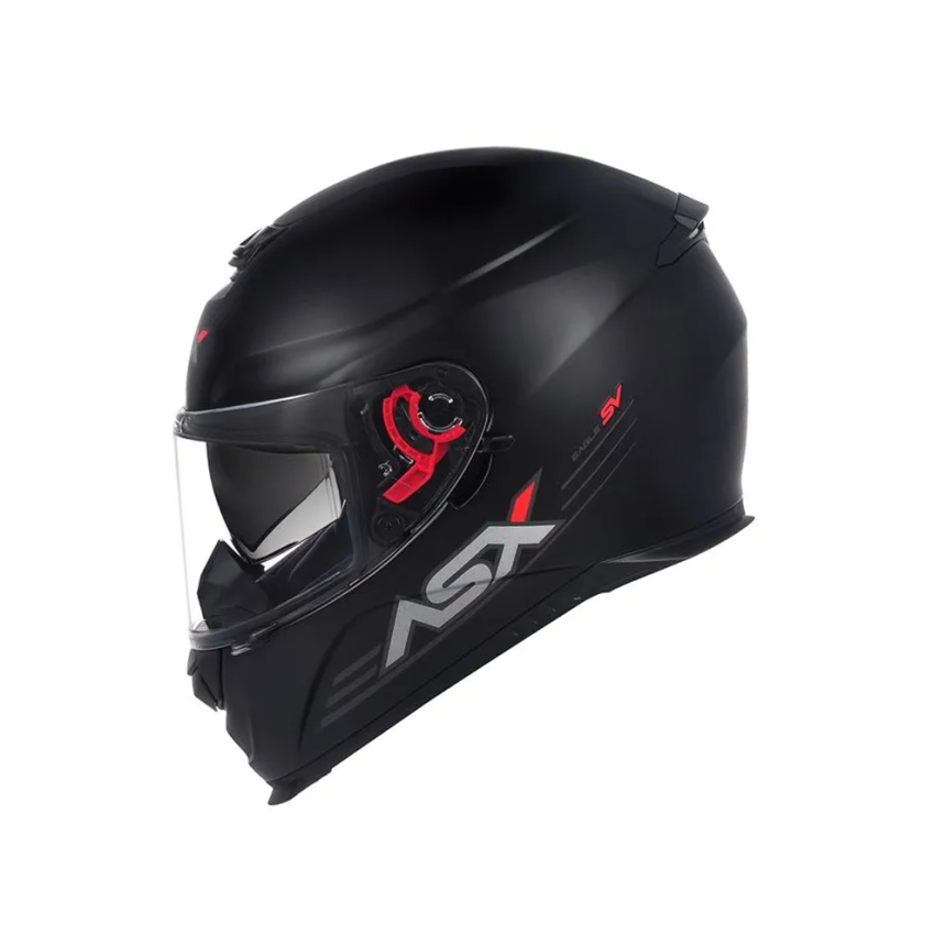 Capacete Asx Eagle SV Solid - Preto Fosco