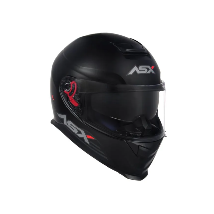 Capacete Asx Eagle SV Solid - Preto Fosco