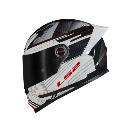 Capacete LS2 FF358 S Digital - Preto e Branco