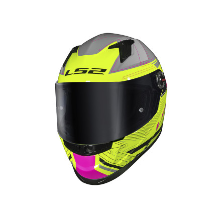 Capacete LS2 FF358 S Digital - Preto e Amarelo