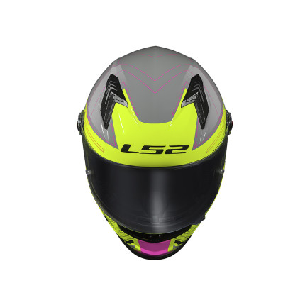 Capacete LS2 FF358 S Digital - Preto e Amarelo