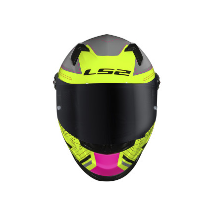 Capacete LS2 FF358 S Digital - Preto e Amarelo