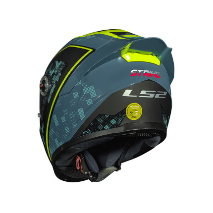 Capacete LS2 FF358 S Striker - Amarelo Fluor e Azul