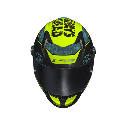 Capacete LS2 FF358 S Striker - Amarelo Fluor e Azul