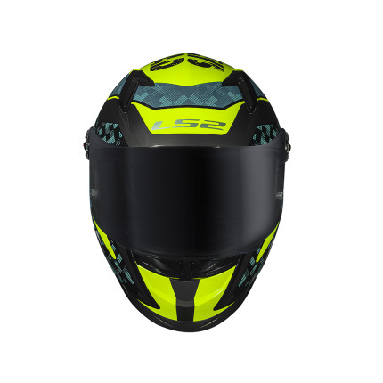 Capacete LS2 FF358 S Striker - Amarelo Fluor e Azul
