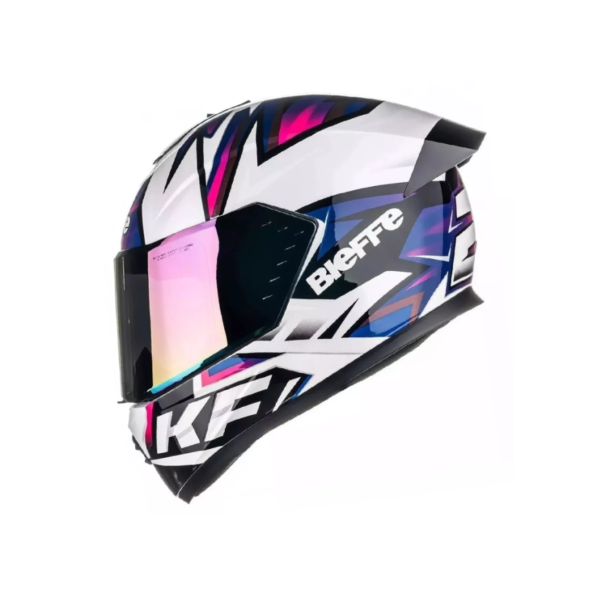 Capacete Bieffe B-12 KF - Roxo Perolizado
