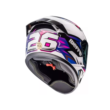 Capacete Bieffe B-12 KF - Roxo Perolizado