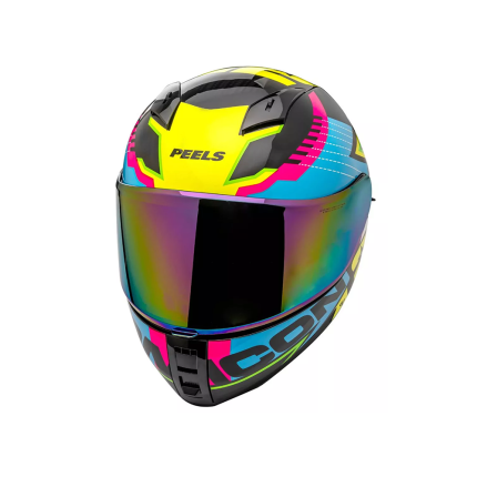 Capacete Peels Icon RT - Preto e Amarelo