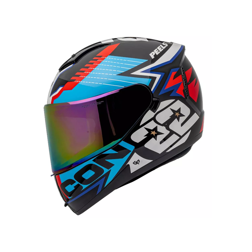Capacete Peels Icon RT - Preto e Azul