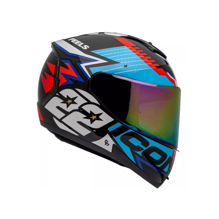 Capacete Peels Icon RT - Preto e Azul