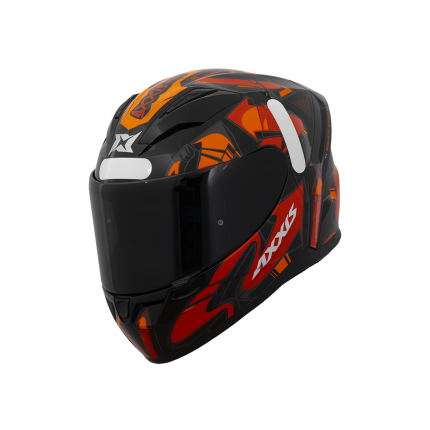 Capacete Axxis Segment Arrows B5 - Vermelho