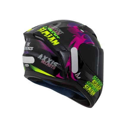 Capacete Axxis Segment Simian B13 - Preto e Rosa