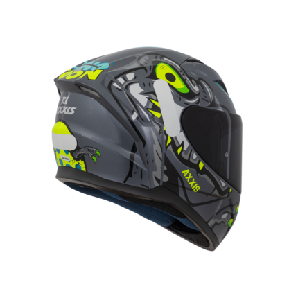 Capacete Axxis Segment Dinotoon C2 - Cinza