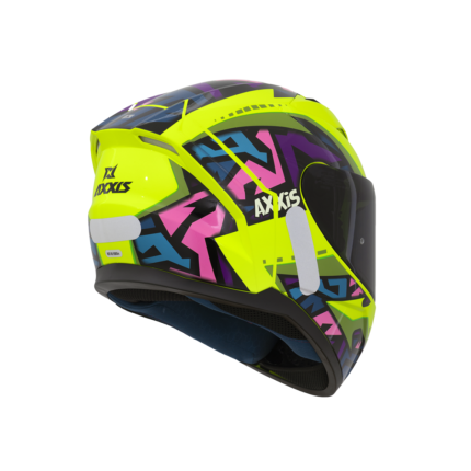 Capacete Axxis Segment Jolly C3 - Amarelo Fluorescente