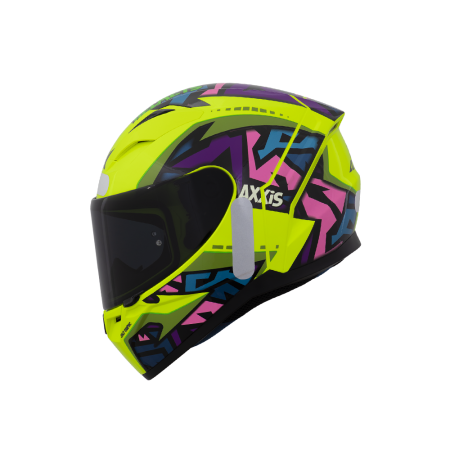 Capacete Axxis Segment Jolly C3 - Amarelo Fluorescente