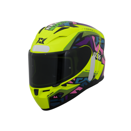 Capacete Axxis Segment Jolly C3 - Amarelo Fluorescente