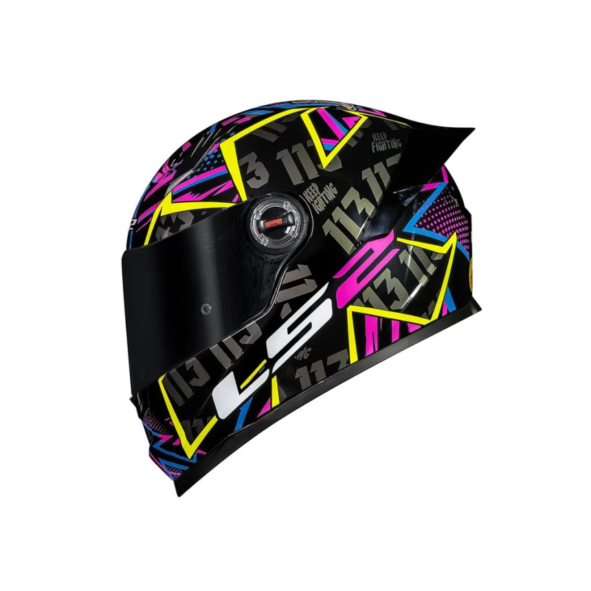 Capacete LS2 FF358 S Rafael Paschoalin - Preto
