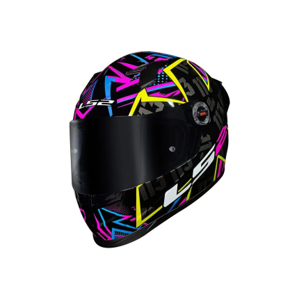 Capacete LS2 FF358 S Rafael Paschoalin - Preto