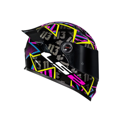 Capacete LS2 FF358 S Rafael Paschoalin - Preto