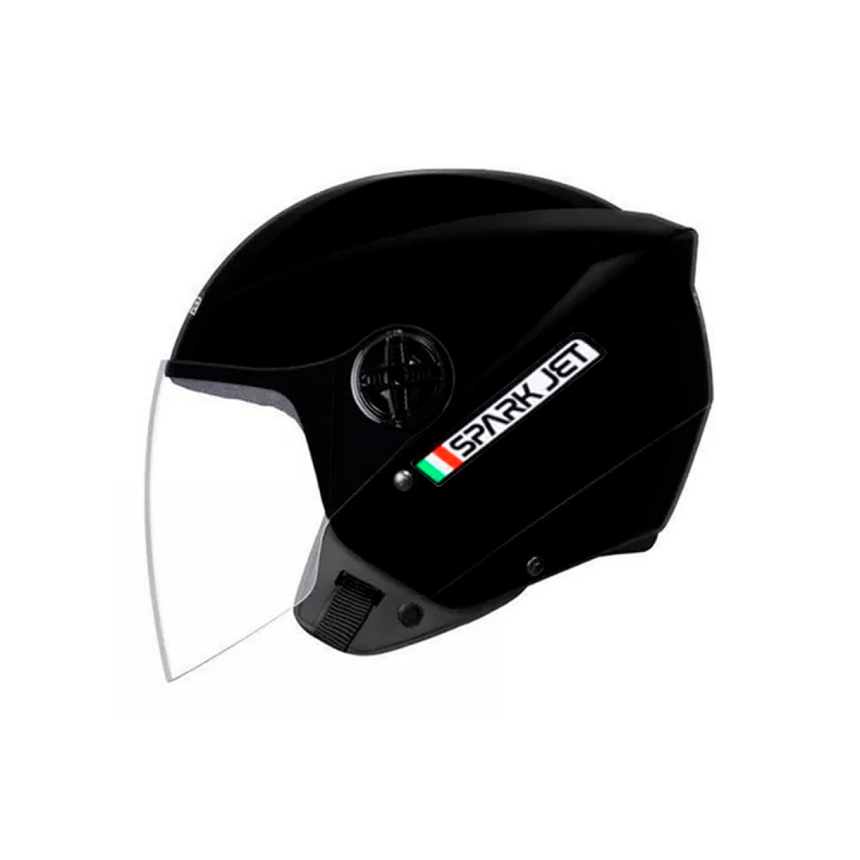 Capacete EBF Spark Jet Solid - Preto