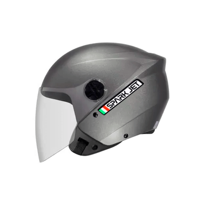 Capacete EBF Spark Jet Solid - Chumbo