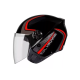 Capacete EBF Spark Jet Speed - Preto e Vermelho
