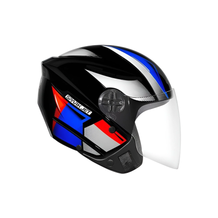 Capacete EBF Spark Jet Square - Preto e Azul