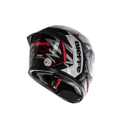 Capacete Bieffe B-12 Phanton - Preto e Grafite