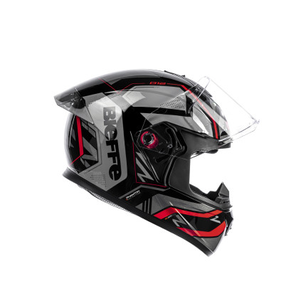 Capacete Bieffe B-12 Phanton - Preto e Grafite