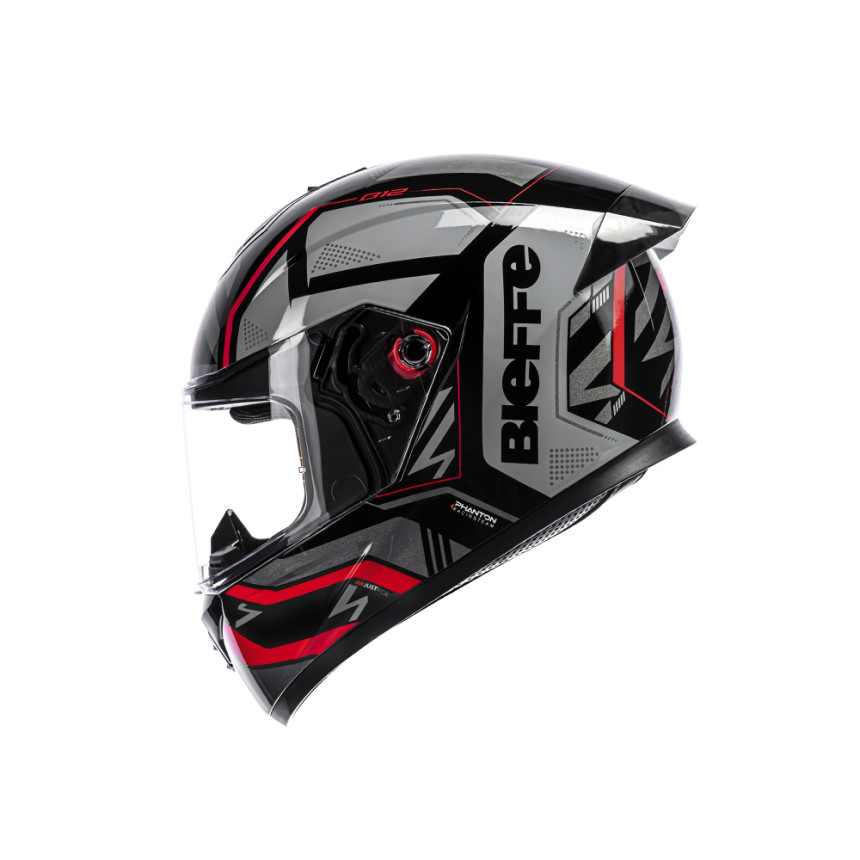 Capacete Bieffe B-12 Phanton - Preto e Grafite