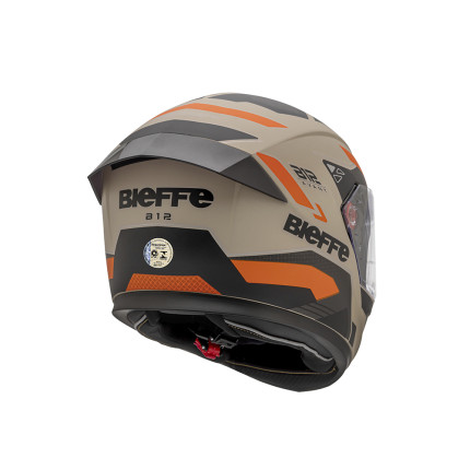 Capacete Bieffe B-12 Avant Desert - Laranja Fosco