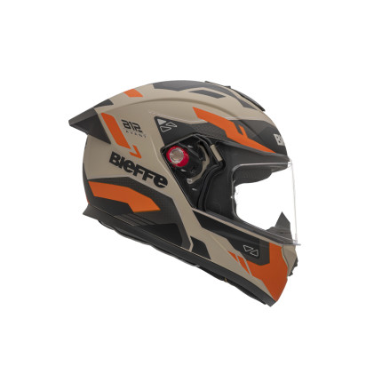 Capacete Bieffe B-12 Avant Desert - Laranja Fosco