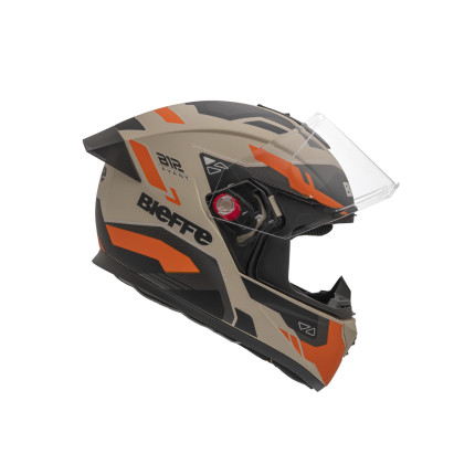 Capacete Bieffe B-12 Avant Desert - Laranja Fosco