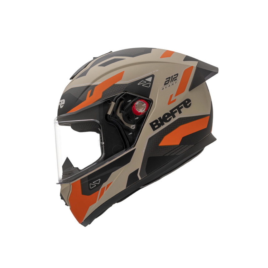 Capacete Bieffe B-12 Avant Desert - Laranja Fosco