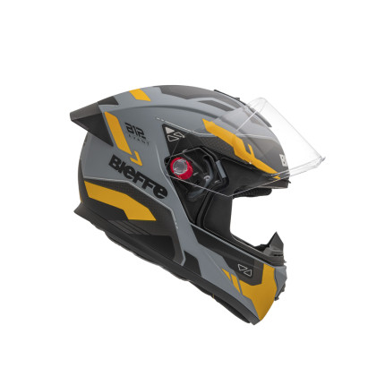 Capacete Bieffe B-12 Avant CZ Moon - Amarelo Fosco