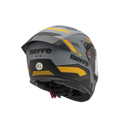 Capacete Bieffe B-12 Avant CZ Moon - Amarelo Fosco
