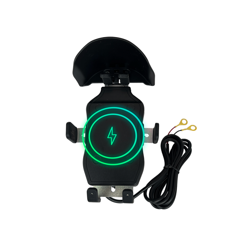 Suporte Universal para Celular Allen C/ Carregamento por Indução e USB para Motos