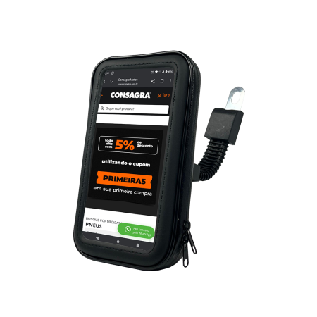 Suporte Universal para Celular Tomate MTG-016A A Prova D'agua para Motos