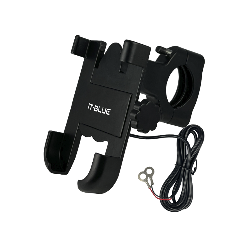 Suporte Universal para Celular IT-BLUE LE-019 C/ Carregador USB para Motos