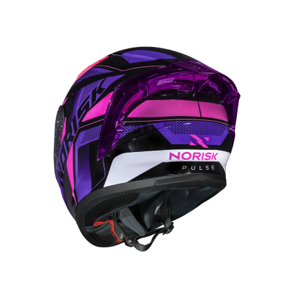 Capacete Norisk Flow Pulse - Roxo e Rosa