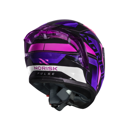 Capacete Norisk Flow Pulse - Roxo e Rosa