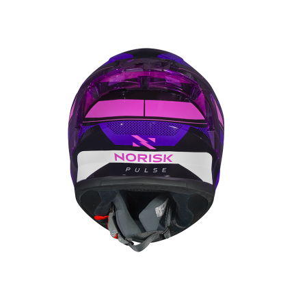 Capacete Norisk Flow Pulse - Roxo e Rosa