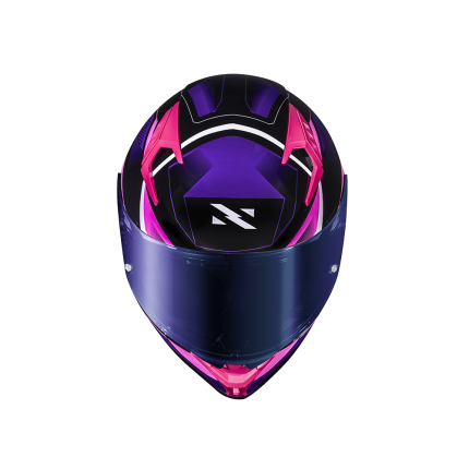 Capacete Norisk Flow Pulse - Roxo e Rosa