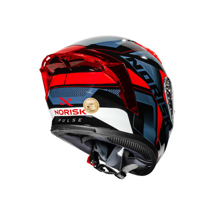 Capacete Norisk Flow Pulse - Azul e Vermelho