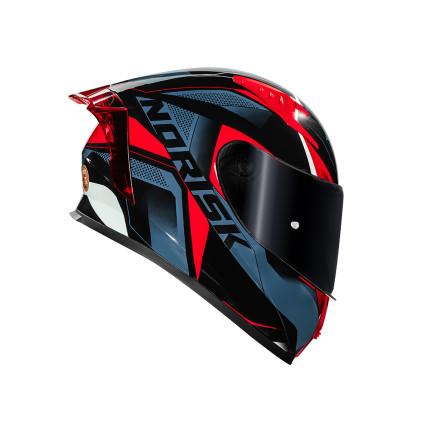 Capacete Norisk Flow Pulse - Azul e Vermelho