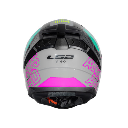 Capacete LS2 FF810 Vigo Shift Light - Cinza e Rosa