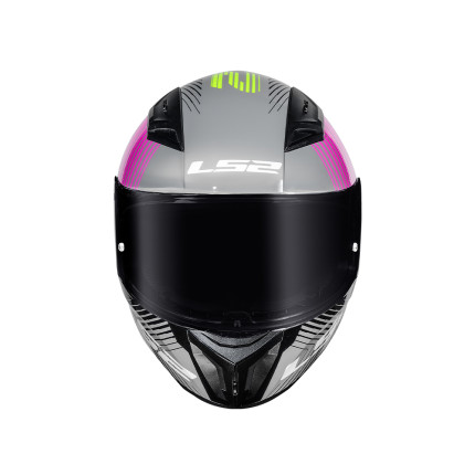 Capacete LS2 FF810 Vigo Shift Light - Cinza e Rosa