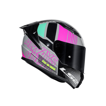 Capacete LS2 FF810 Vigo Shift Light - Cinza e Rosa