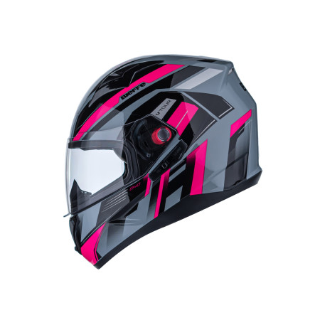 Capacete Bieffe B-40 Vtour - Cinza e Rosa